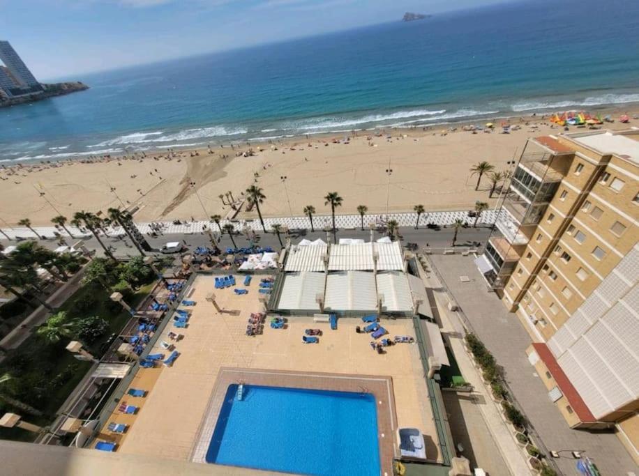 Piso 21 Unico A Pie De Playa En Esquina Benidorm Exterior foto
