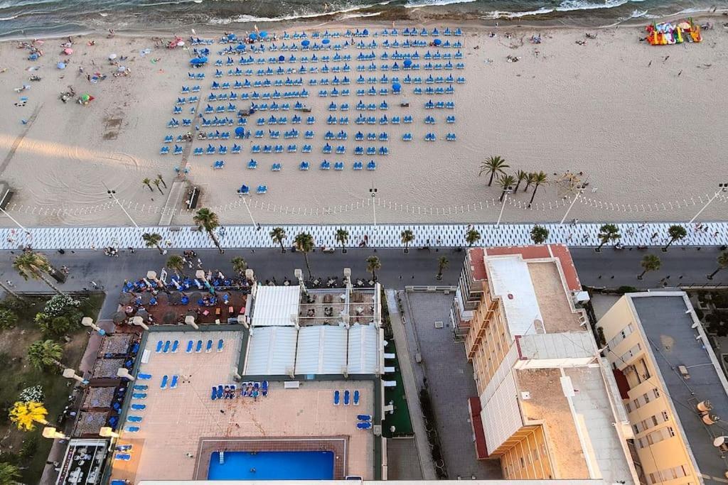 Piso 21 Unico A Pie De Playa En Esquina Benidorm Exterior foto