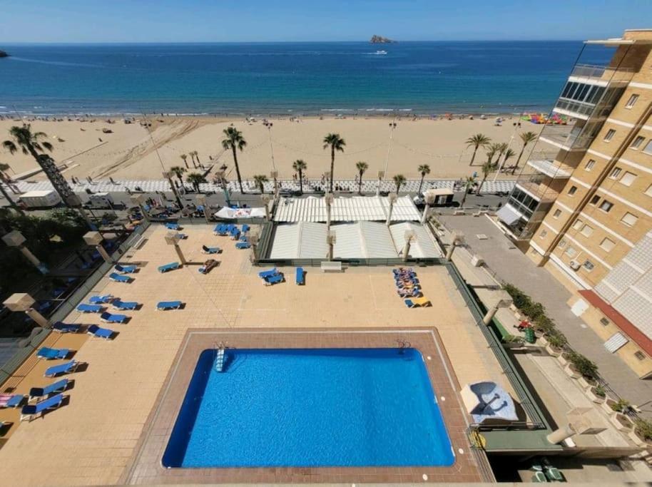 Piso 21 Unico A Pie De Playa En Esquina Benidorm Exterior foto